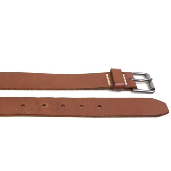 J. CREW SADDLE BROWN GENUINE LEATHER 1 1/4"Wd CASUAL DRESS MEN'S BELT Sz 34 (R14 - Picture 14 of 15